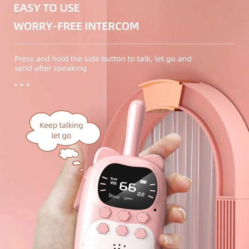 Kids Rechargeable Walkie Talkie Set