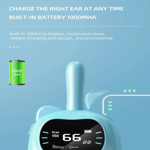 Kids Rechargeable Walkie Talkie Set