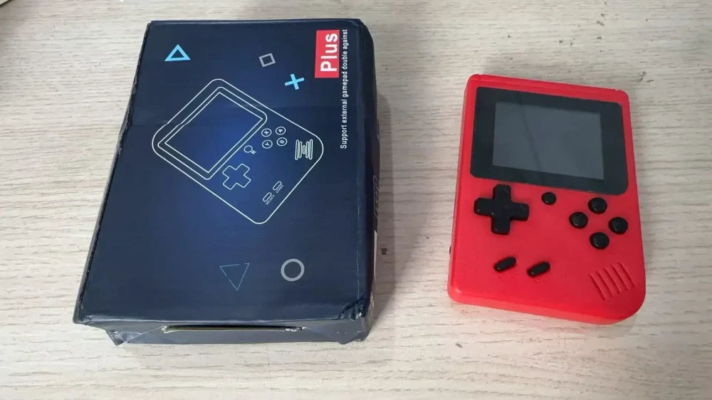 Red Retro Handheld Game Console